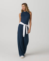 Vuori Halo Muscle Tank Women's Blue Coast Heather Tank Top
