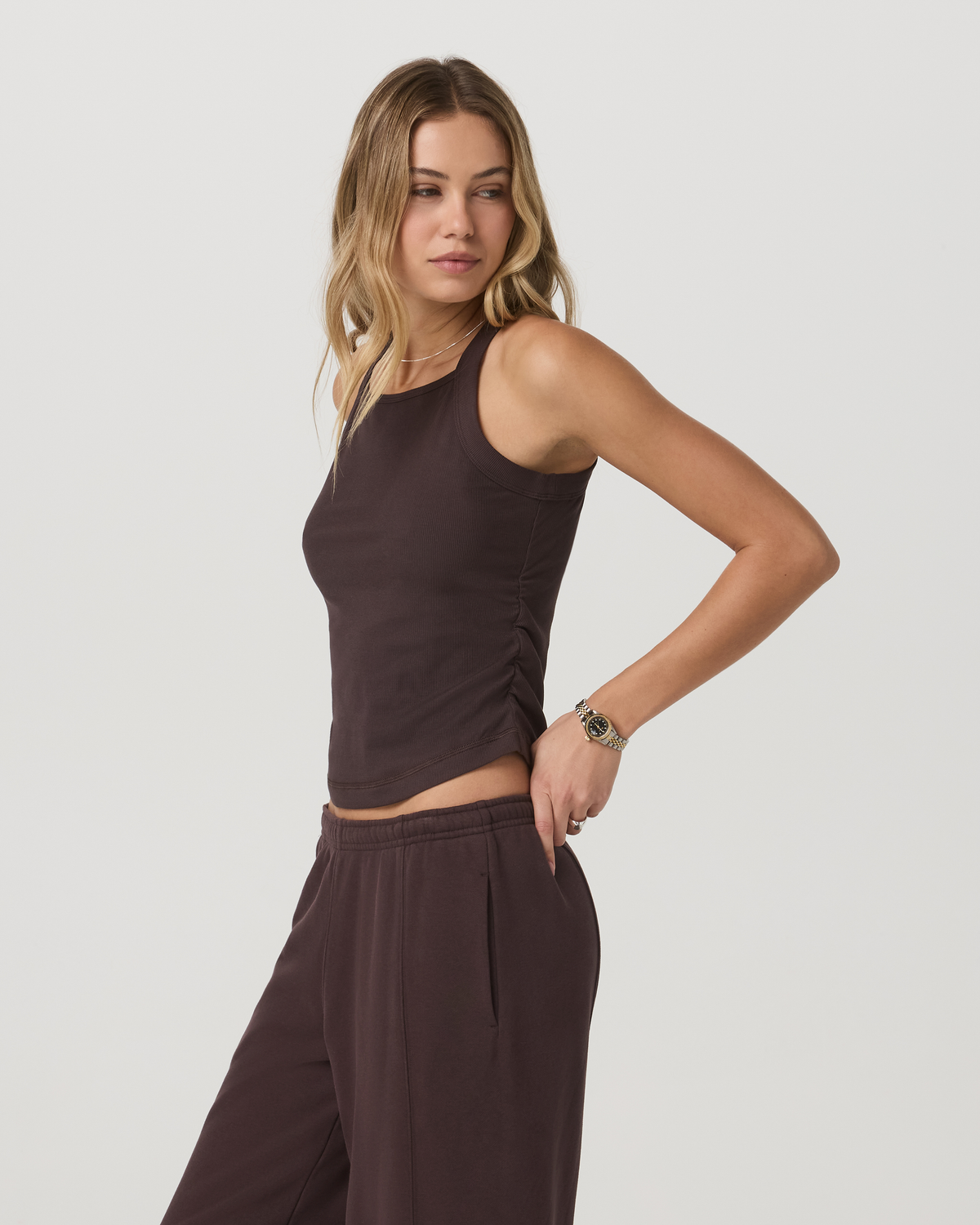 Vuori Pose Cooper Tank Women's French Roast Tank Top