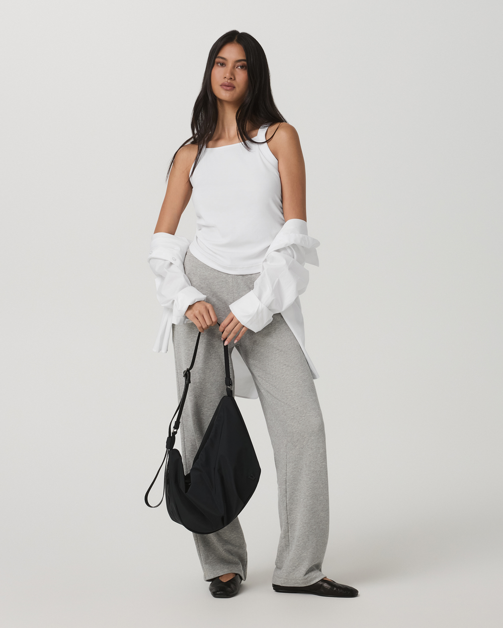 Vuori Pose Cooper Tank Women's White Square Neck Tank Top
