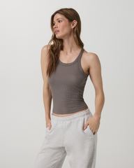 Vuori Cove Layering Tank Women's Chia Rib Knit Tank Top