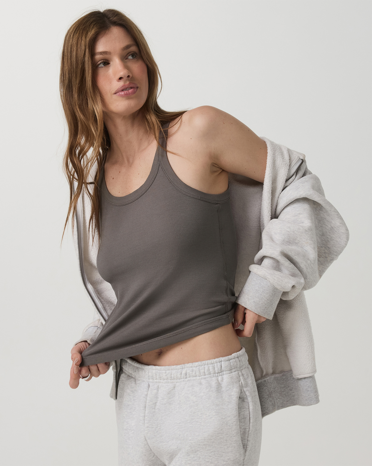 Vuori Cove Layering Tank Women's Chia Rib Knit Tank Top