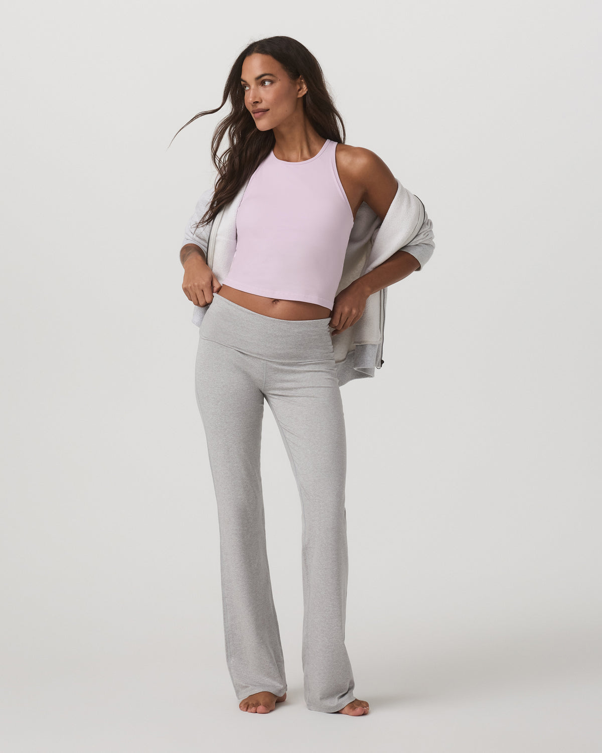Vuori Pose Plyo Tank Women's Lilac Breeze Supportive Tank Top