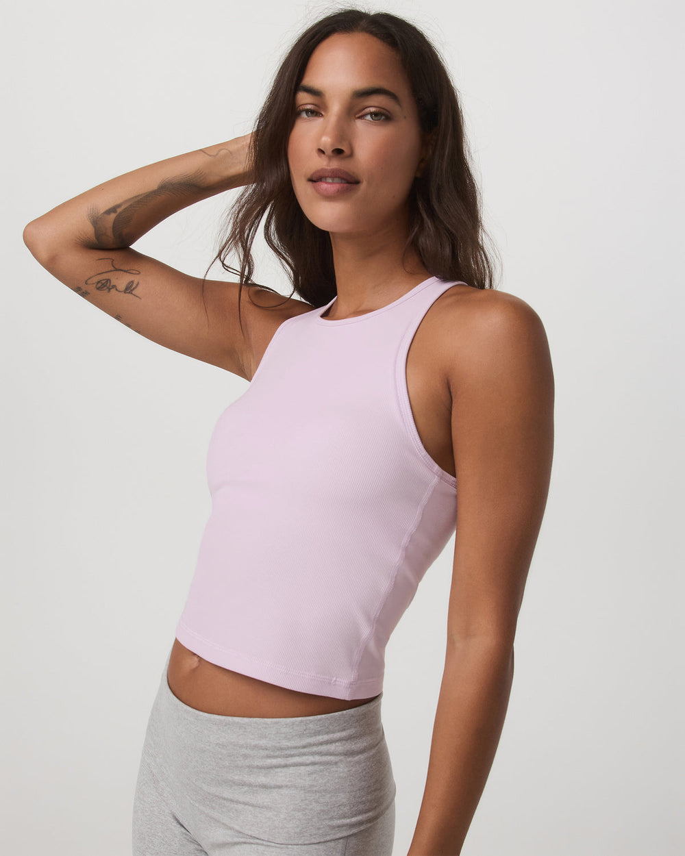 Vuori Pose Plyo Tank Women's Lilac Breeze Supportive Tank Top