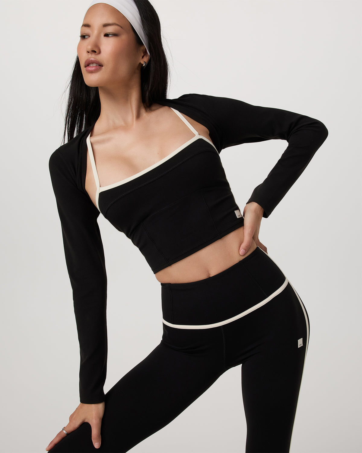 Vuori Vuori AllTheFeels™ Corset Tank Women's Black Tank Top