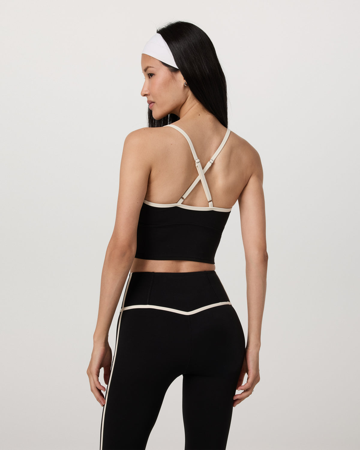 Vuori Vuori AllTheFeels™ Corset Tank Women's Black Tank Top