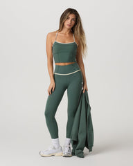 Vuori Vuori AllTheFeels™ Corset Tank Women's Agate Green Tank Top