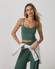 Vuori Halo Cami Women's Agate Green Performance Knit Top