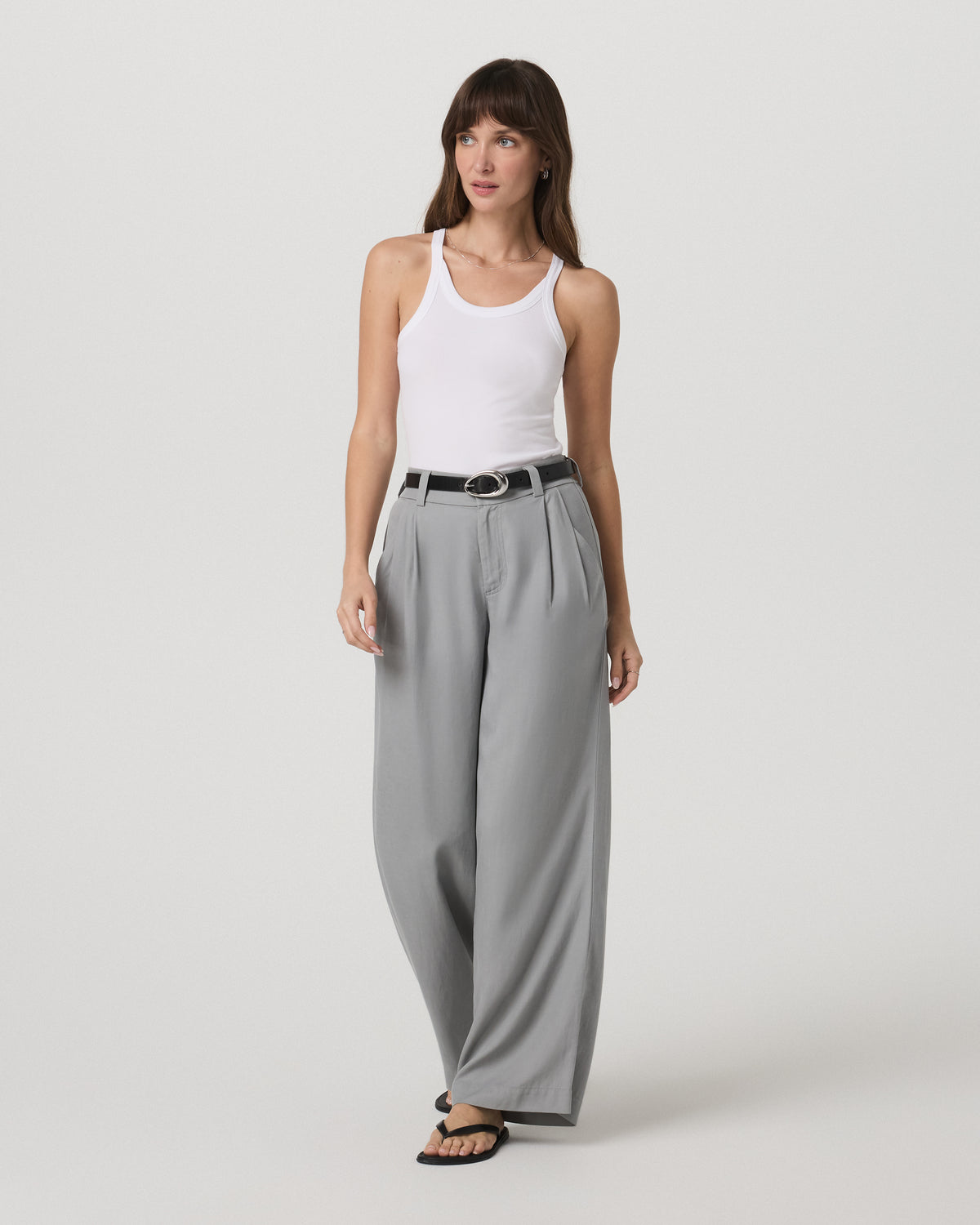 Vuori Cove Layering Tank Women's White Rib Knit Tank Top