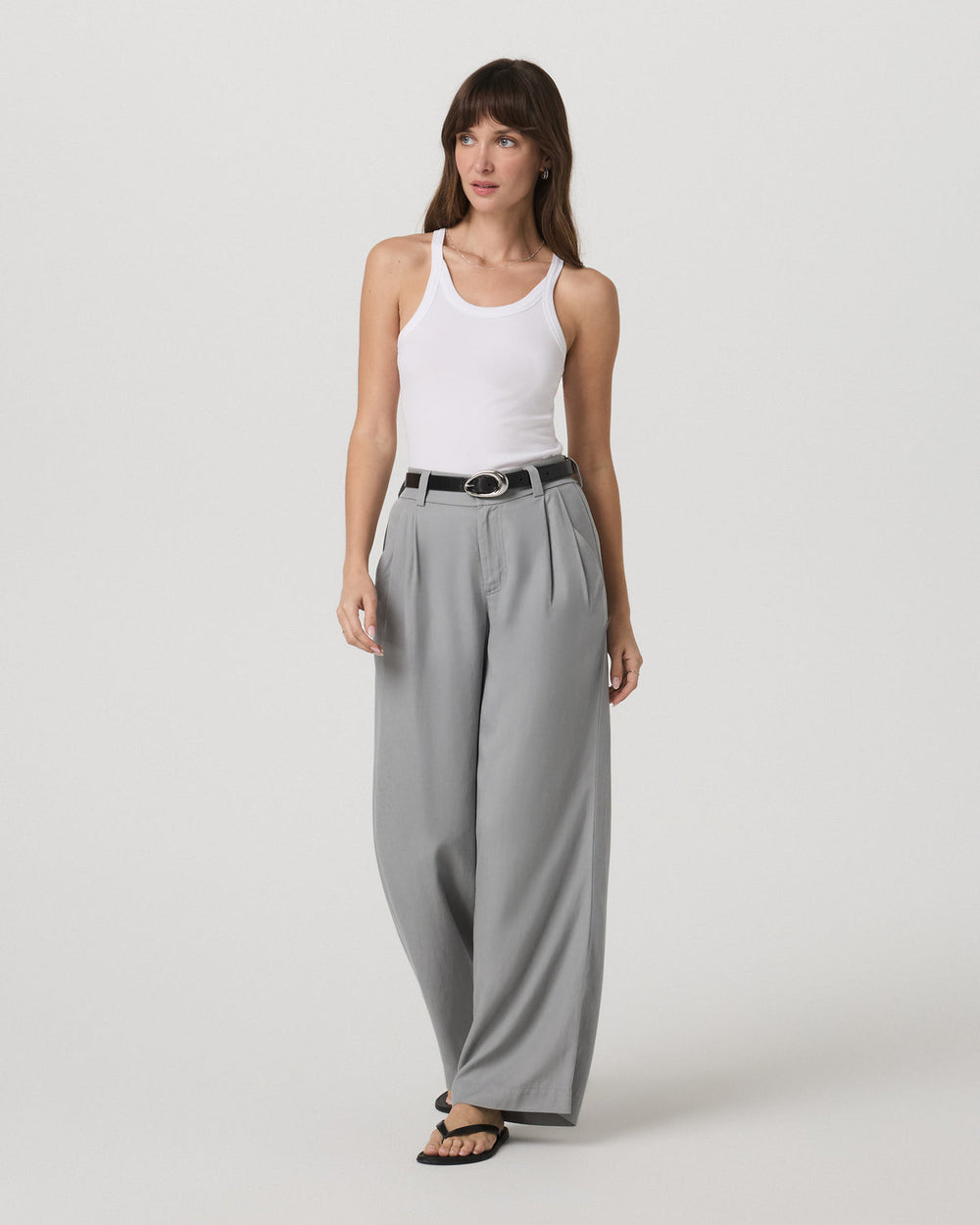 Vuori Cove Layering Tank Women's White Rib Knit Tank Top