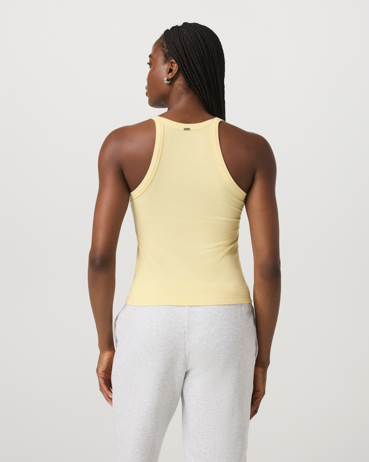 Vuori Cove Layering Tank Women's Lemon Snap Heather Tank Top