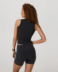 Vuori Halo Muscle Tank Women's Solid Black Tank Top