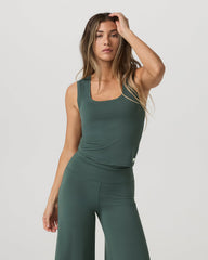 Vuori Halo Essential Scoop Tank Women's Agate Green Tank Top