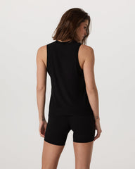 Vuori Energy Top Long Women's Black Performance Tank Top
