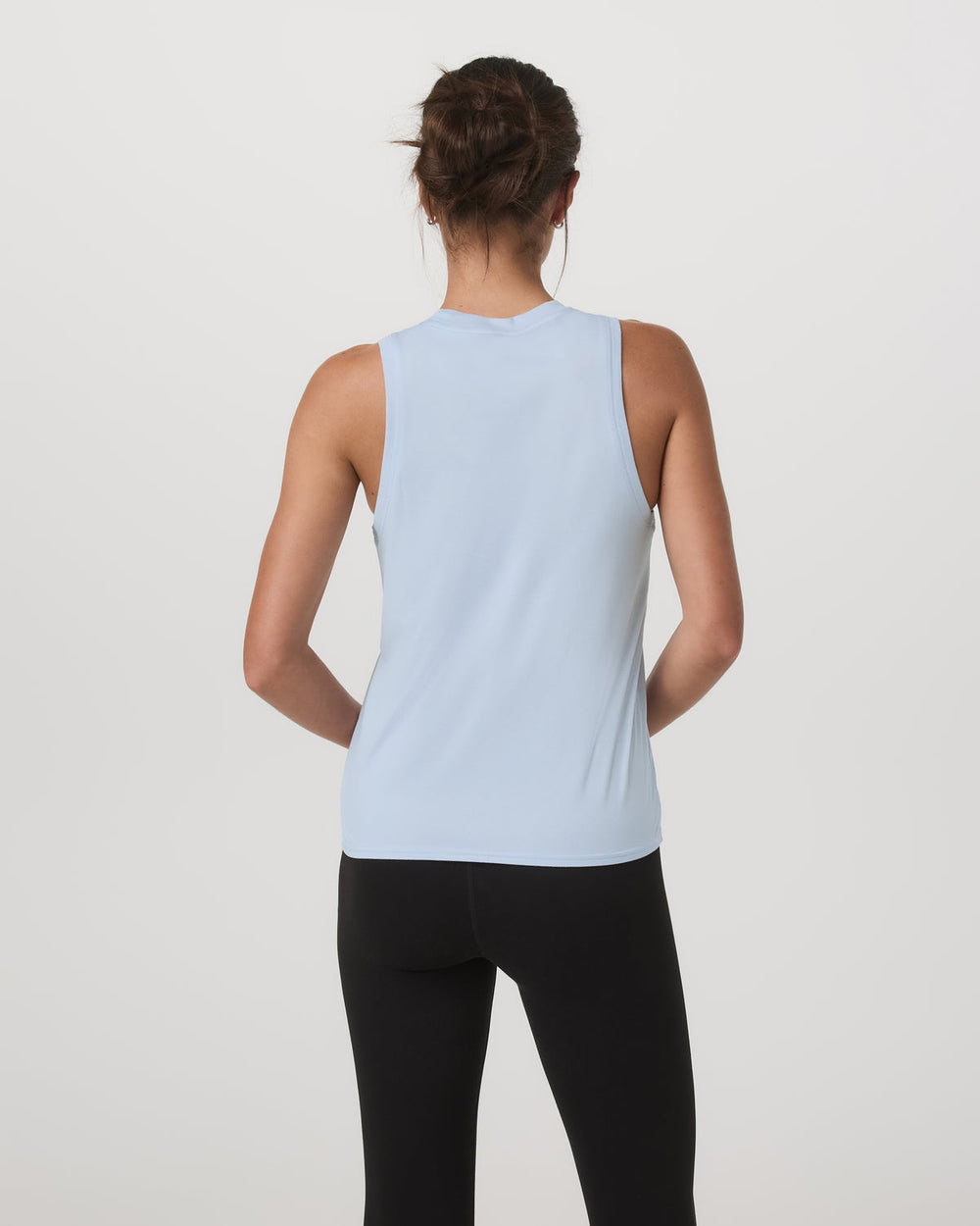 Vuori Energy Top - Long Women's Soft Sky Heather Tank Top