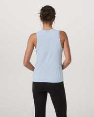 Vuori Energy Top - Long Women's Soft Sky Heather Tank Top