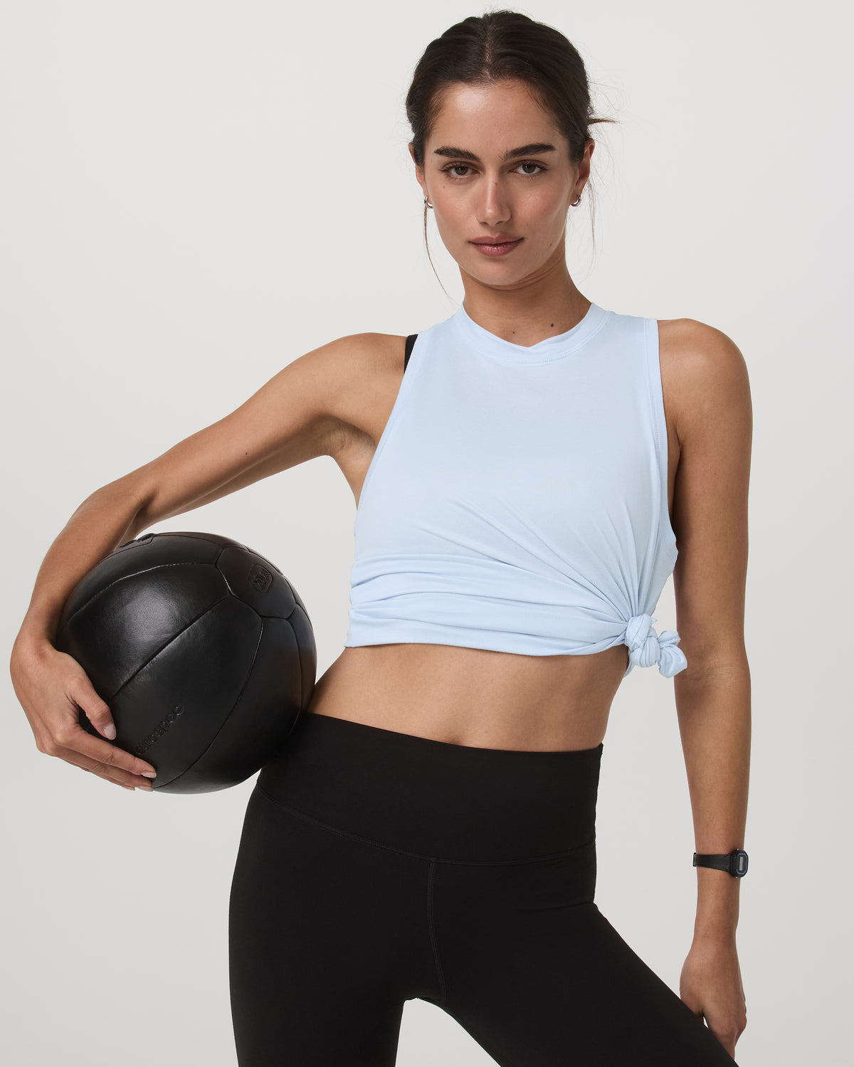 Vuori Energy Top - Long Women's Soft Sky Heather Tank Top