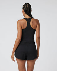 Vuori Halo Performance Crop 2.0 Black Heather Tank