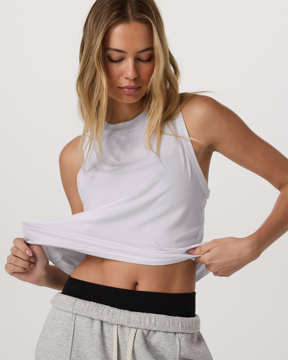 Vuori Energy Top Women's White Athletic Tank Top