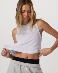 Vuori Energy Top Women's White Athletic Tank Top