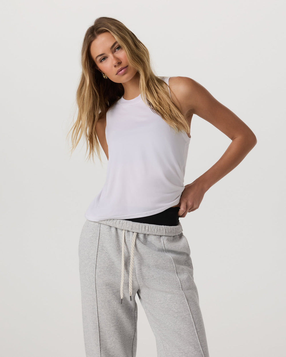 Vuori Energy Top Women's White Athletic Tank Top