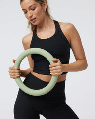 Vuori Elevation Racerback Tank Black Heather