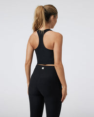 Vuori Elevation Racerback Tank Black Heather