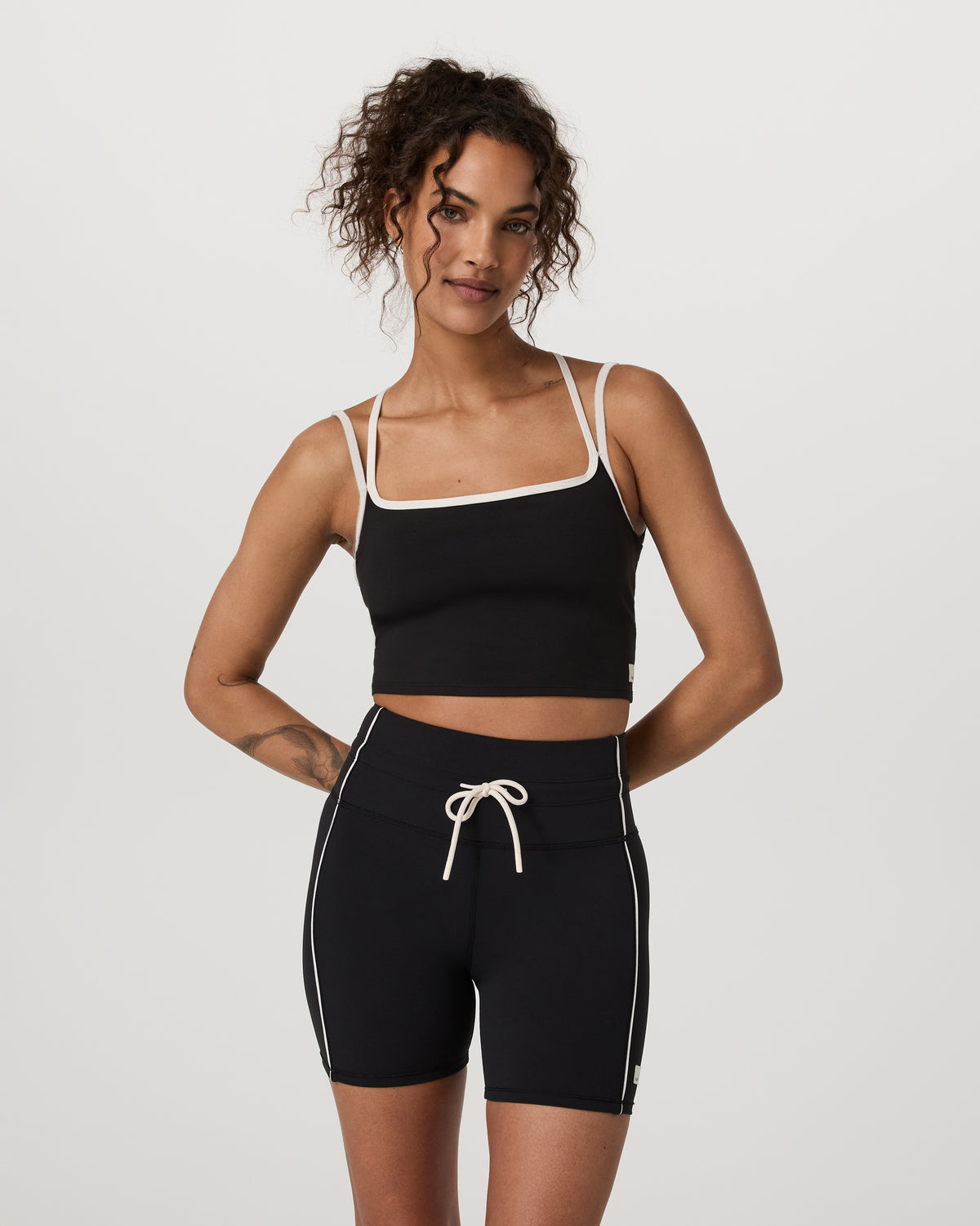 Vuori Daily Layered Tank Women's Black Performance Top