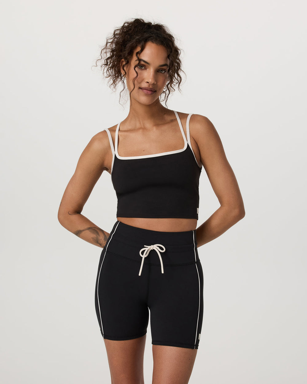 Vuori Daily Layered Tank Women's Black Performance Top