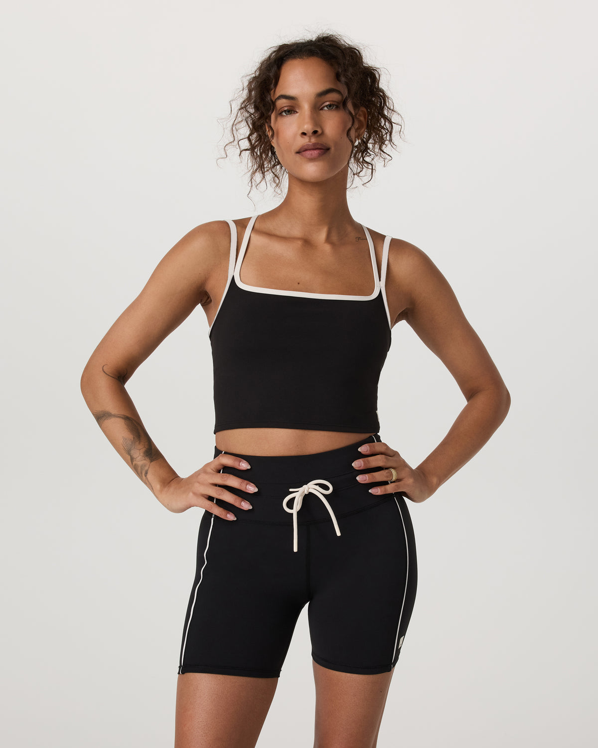 Vuori Daily Layered Tank Women's Black Performance Top