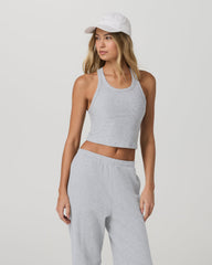 Vuori Elevation Racerback Tank Light Heather Grey