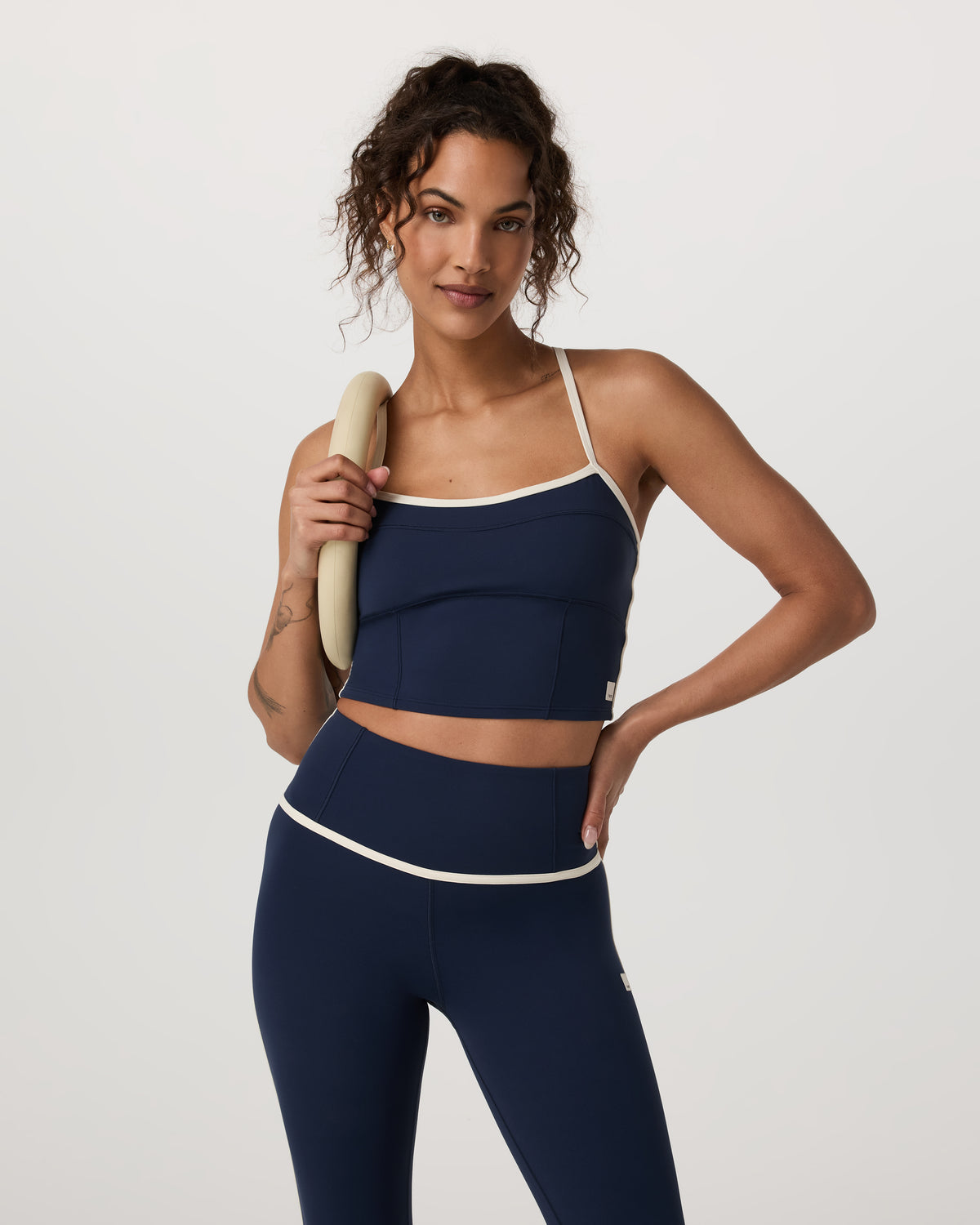Vuori Vuori AllTheFeels™ Corset Tank Women's Blue Coast Top