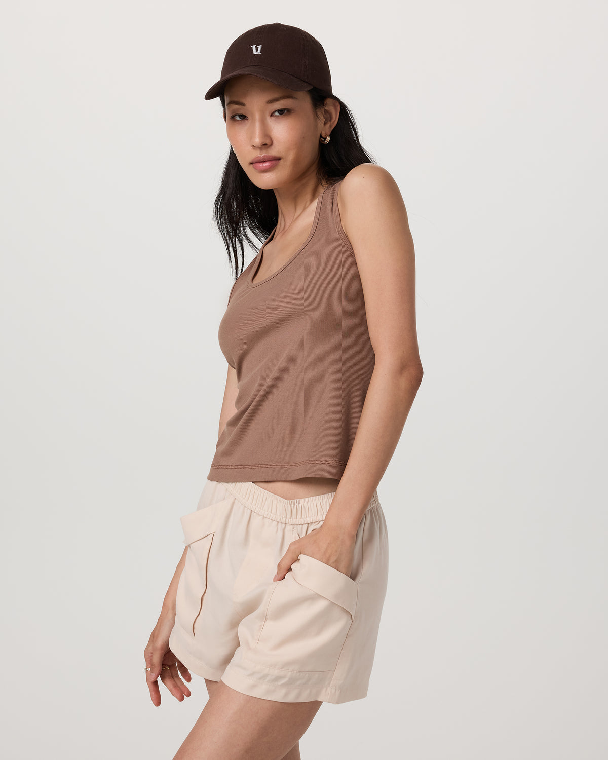 Vuori Pose Layering Tank Women's Nutmeg Tank Top