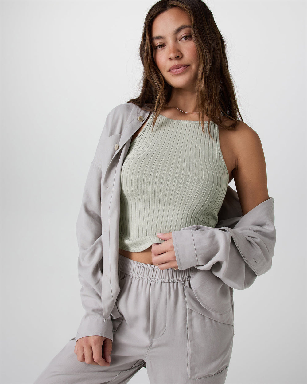 Vuori Marina Rib Tank Talc