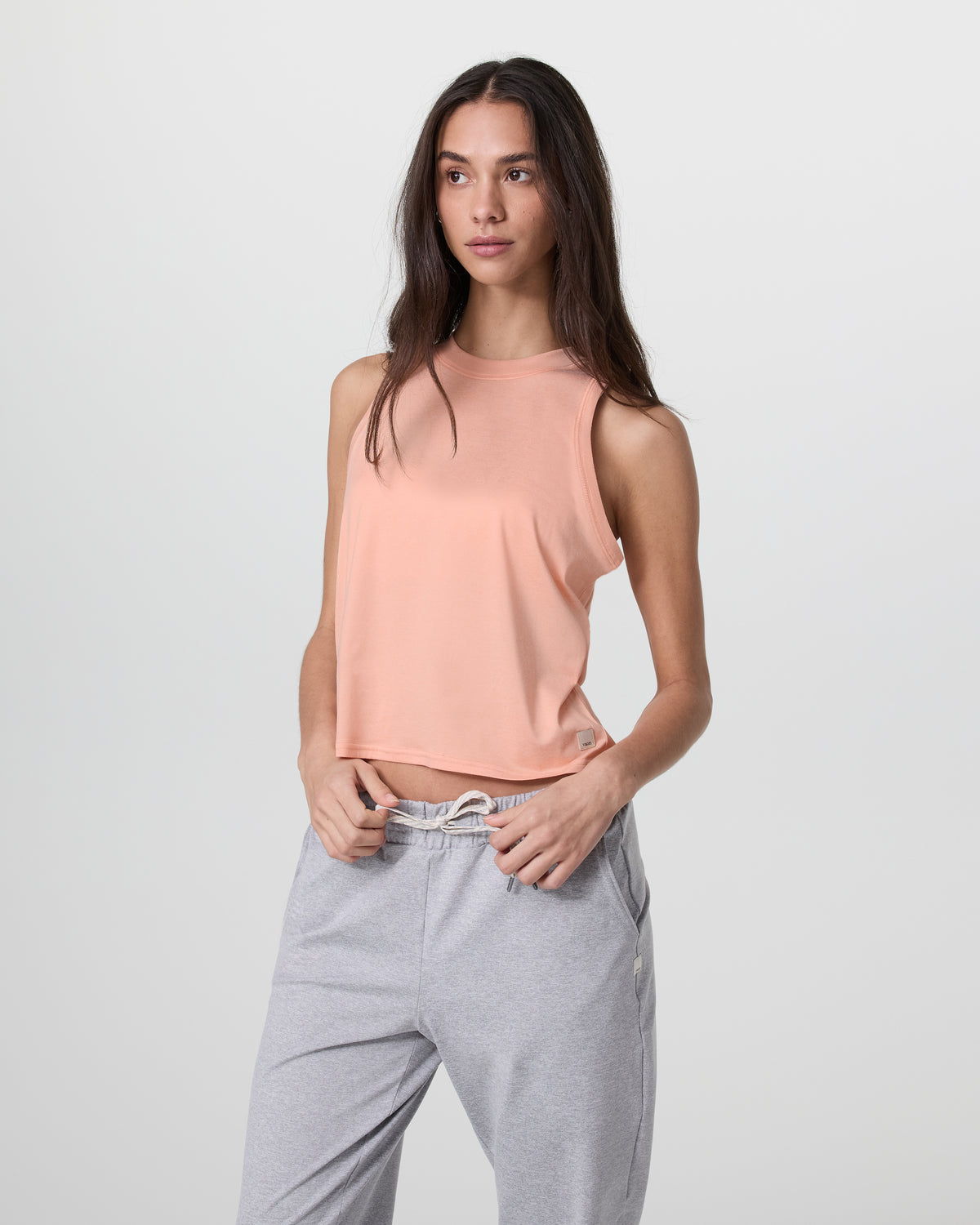 Vuori Energy Top Bright Peach Heather