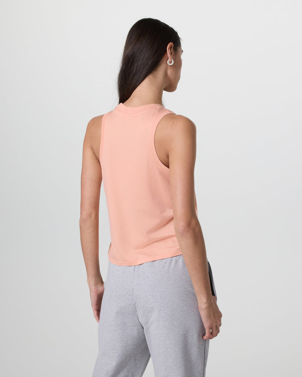 Vuori Energy Top Bright Peach Heather