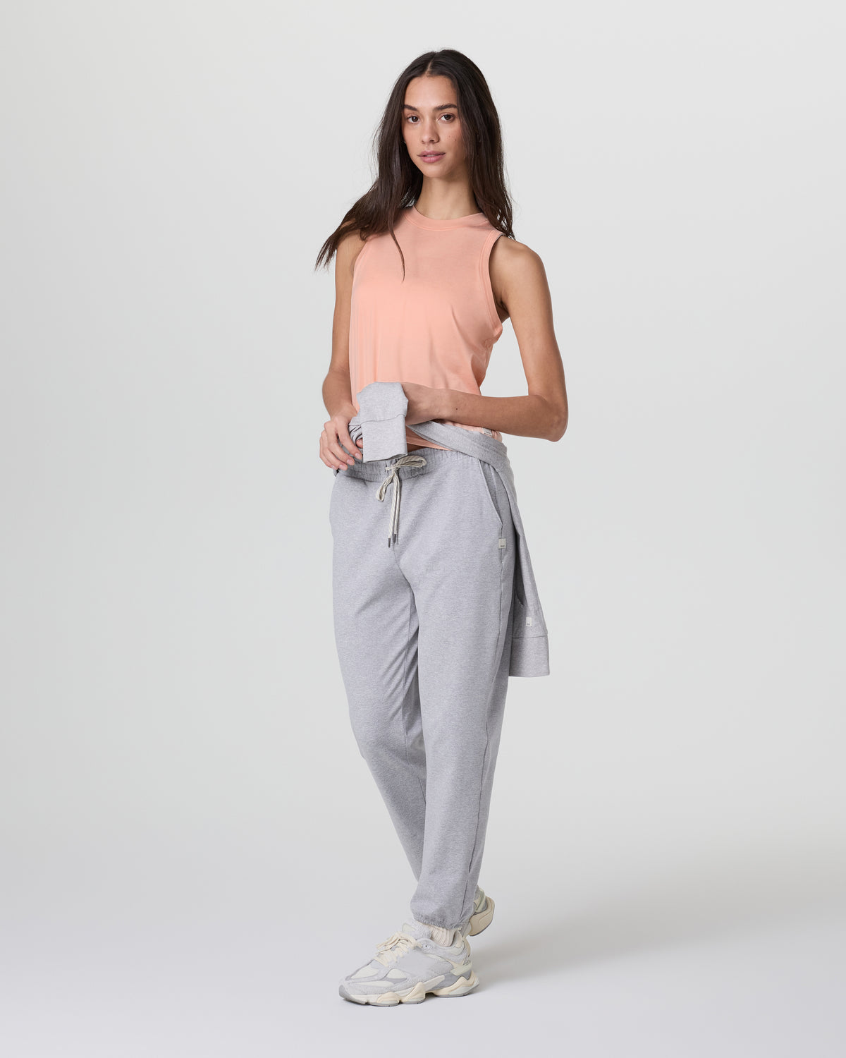 Vuori Energy Top Bright Peach Heather