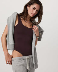 Vuori SL Halo Bodysuit Women's Raisin Bodysuit