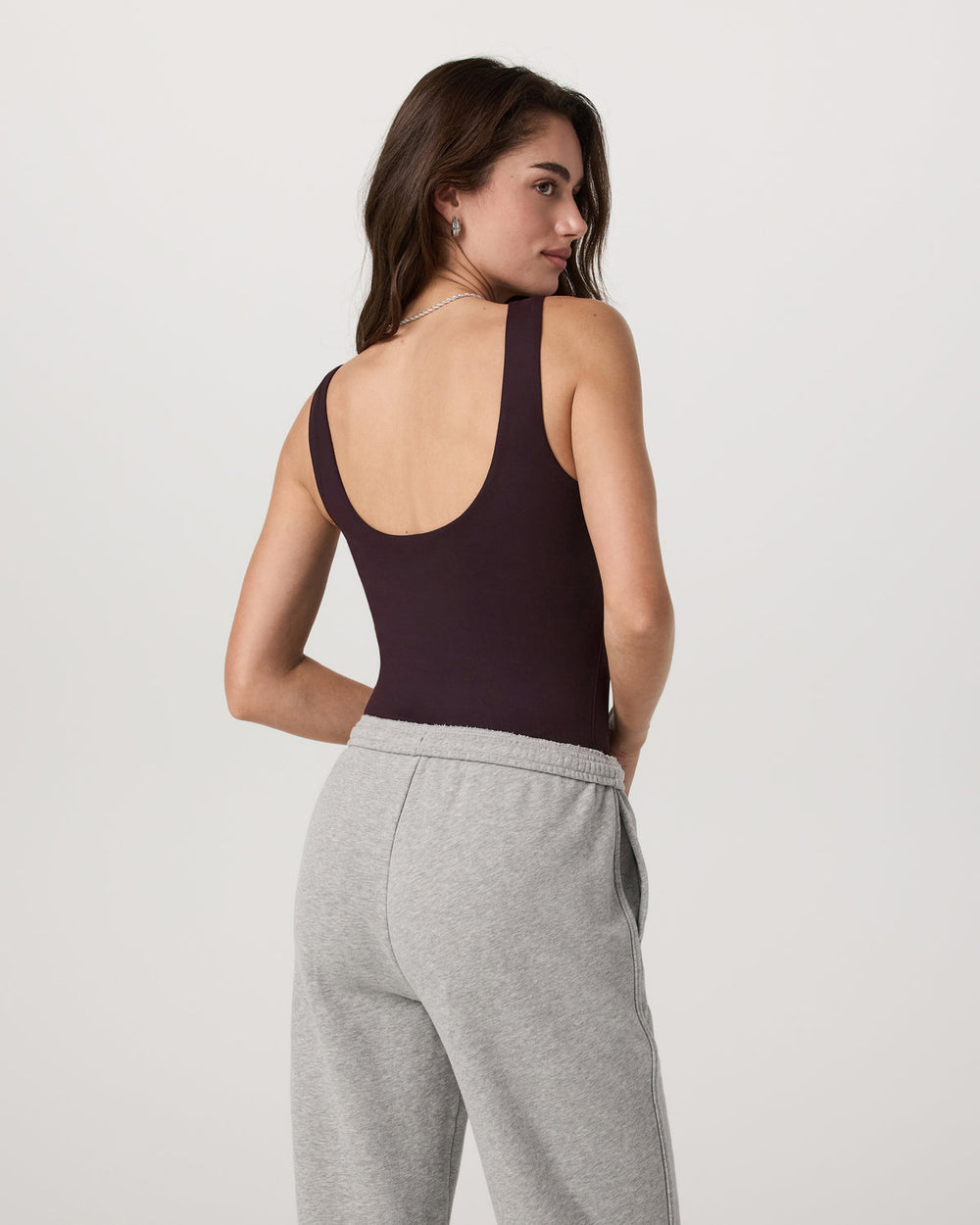 Vuori SL Halo Bodysuit Women's Raisin Bodysuit