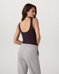 Vuori SL Halo Bodysuit Women's Raisin Bodysuit