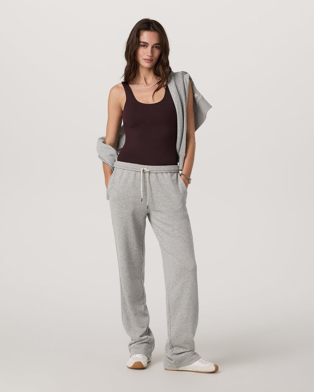 Vuori SL Halo Bodysuit Women's Raisin Bodysuit