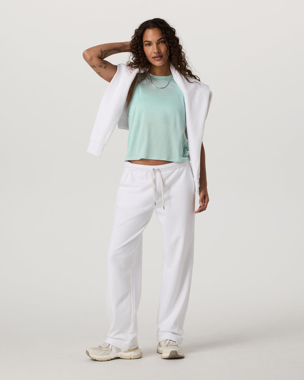 Vuori Energy Top Women's Spearmint Heather Tank Top