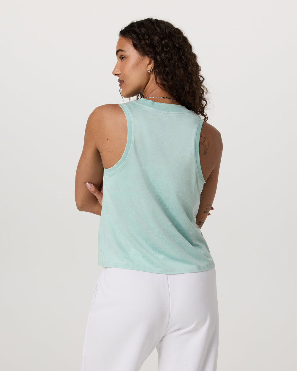 Vuori Energy Top Women's Spearmint Heather Tank Top