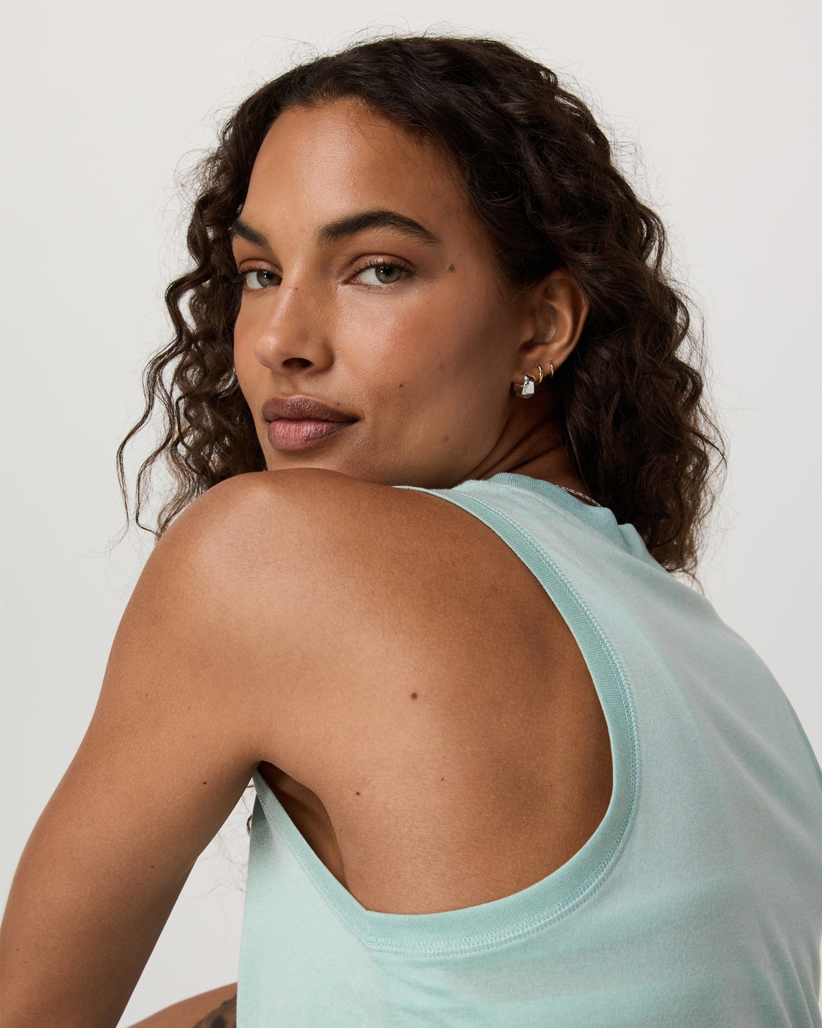 Vuori Energy Top Women's Spearmint Heather Tank Top