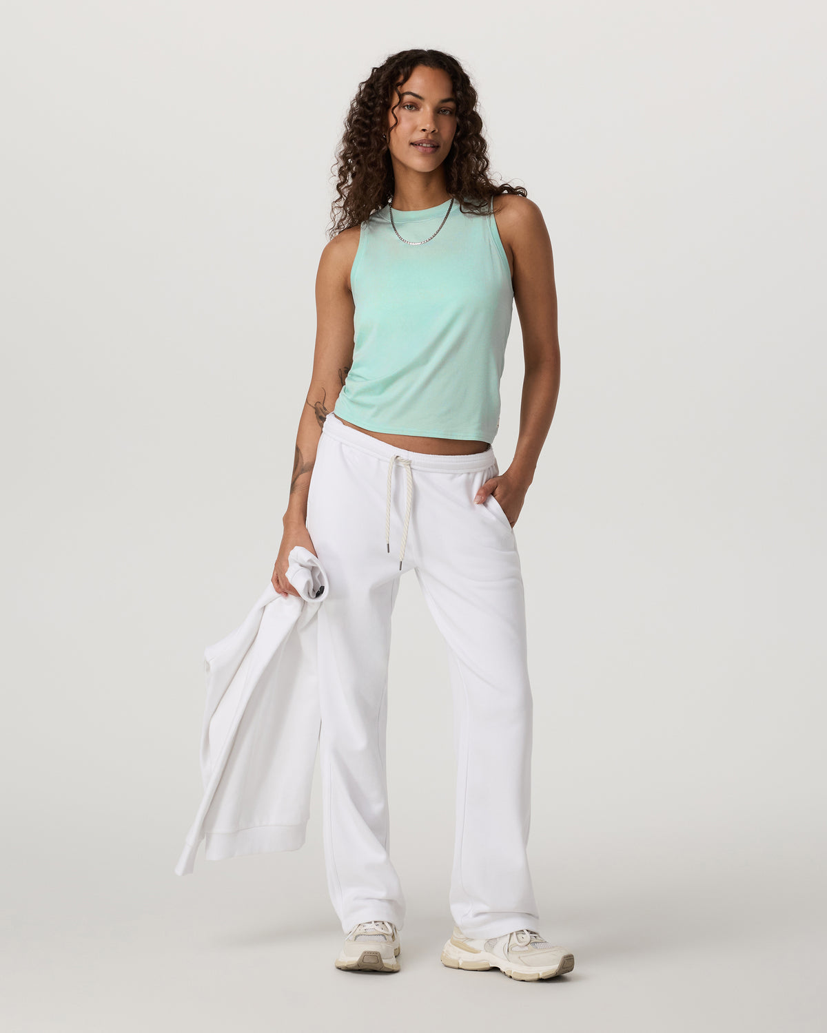 Vuori Energy Top Women's Spearmint Heather Tank Top