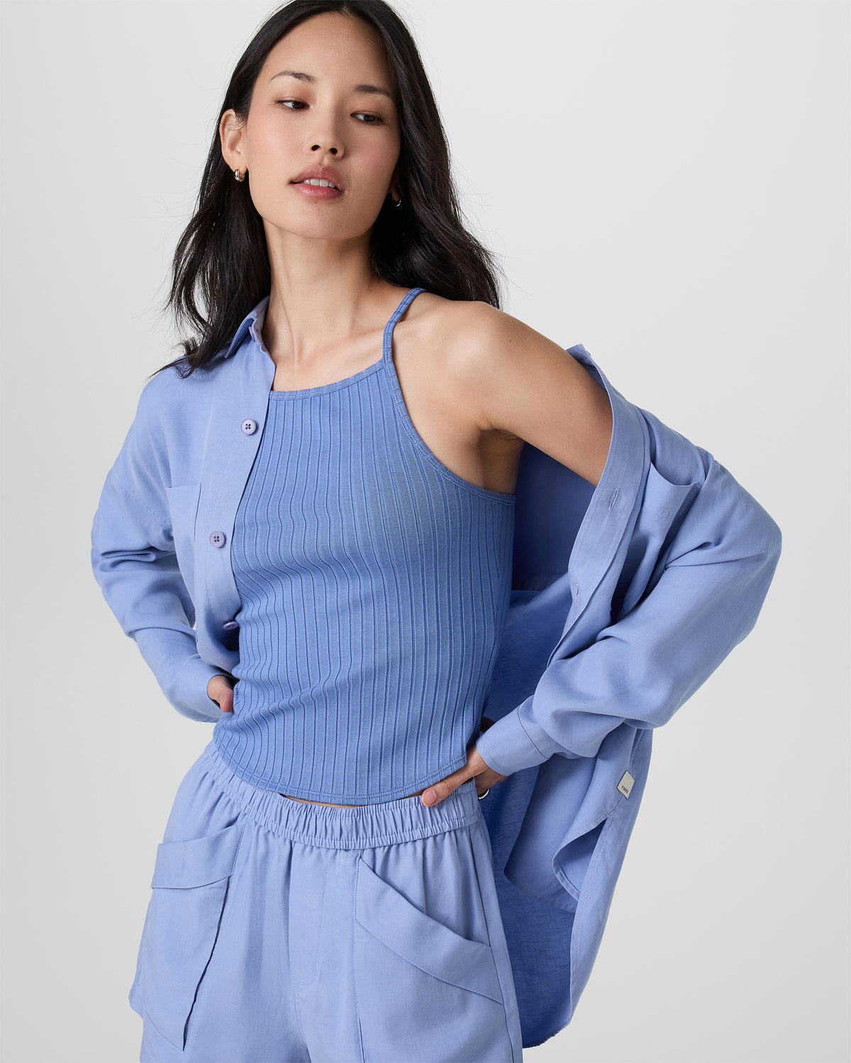 Vuori Marina Rib Tank Bluebell