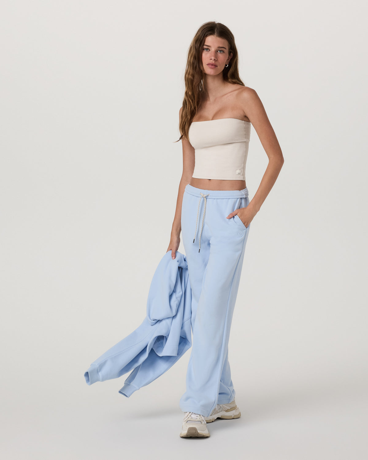 Vuori Halo Tube Top Women's Ecru Heather Tube Top