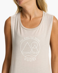 Vuori The Rise The Shine Tank Heather Dust
