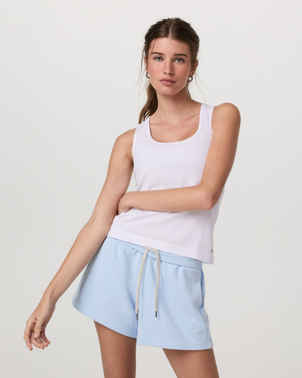 Vuori Pose Layering Tank Women's White Tank Top