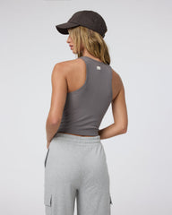 Vuori Pose Plyo Tank Women's Chia Rib Tank Top