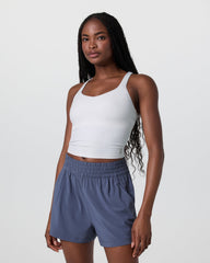 Vuori Dynamic Tank White Racerback Tank